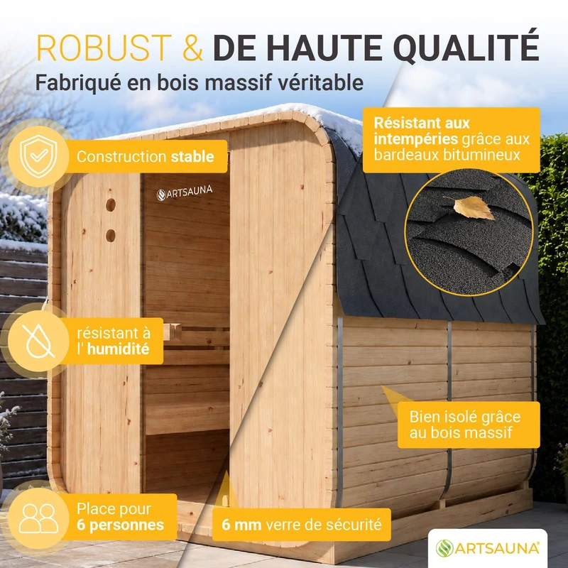 Sauna finlandais Nolvik