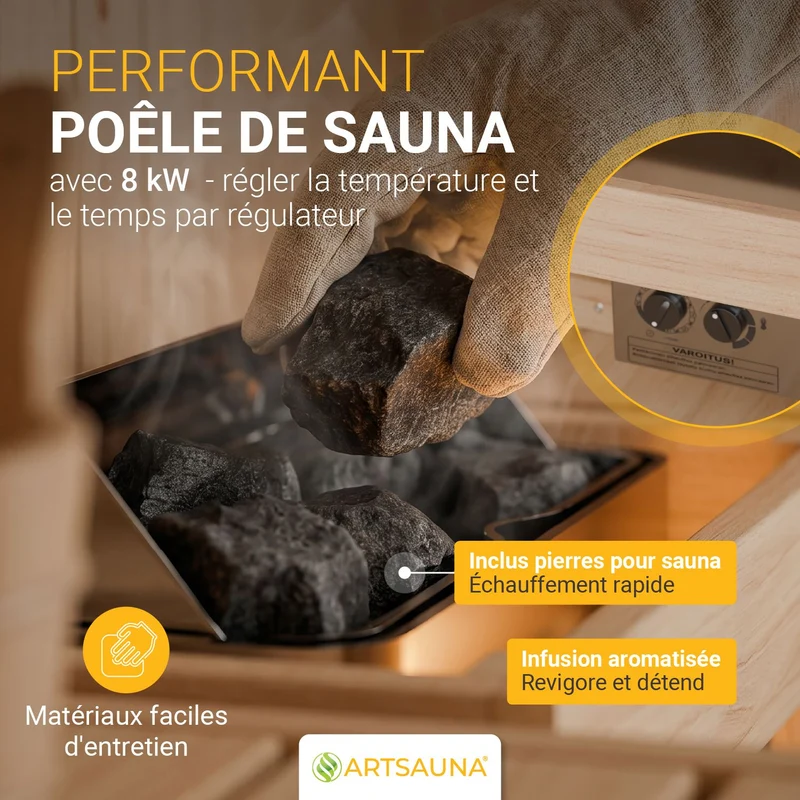 Sauna finlandais Nolvik