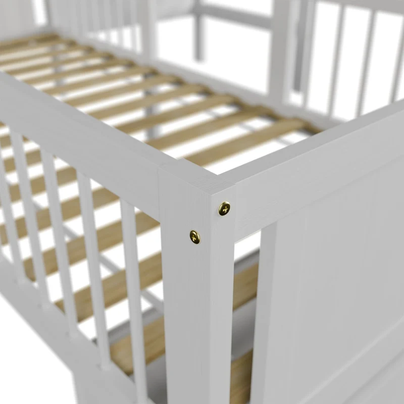 Lit enfant Yari – 90 x 200 cm avec bureau et tiroir intégrés