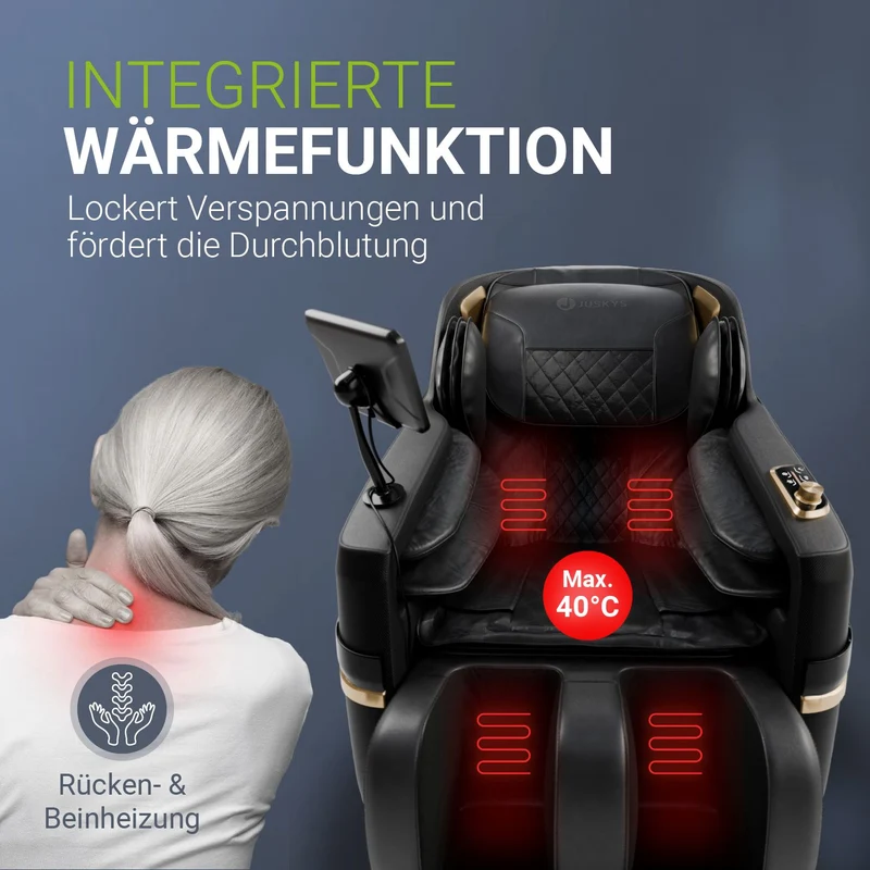 Fauteuil de massage Naxos – chauffage et Bluetooth