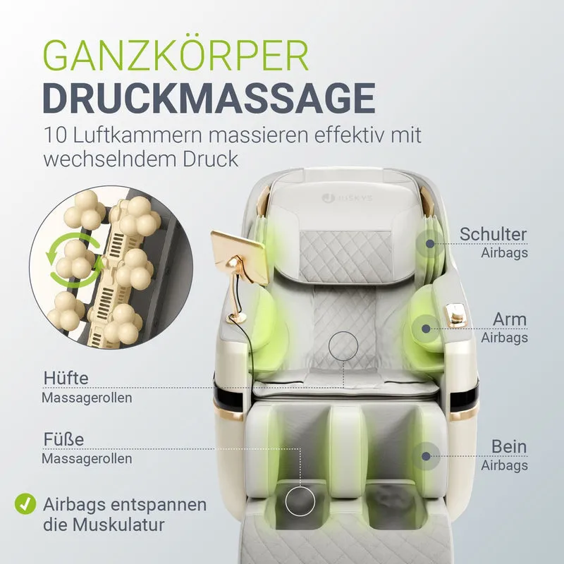 Fauteuil de massage Naxos – chauffage et Bluetooth