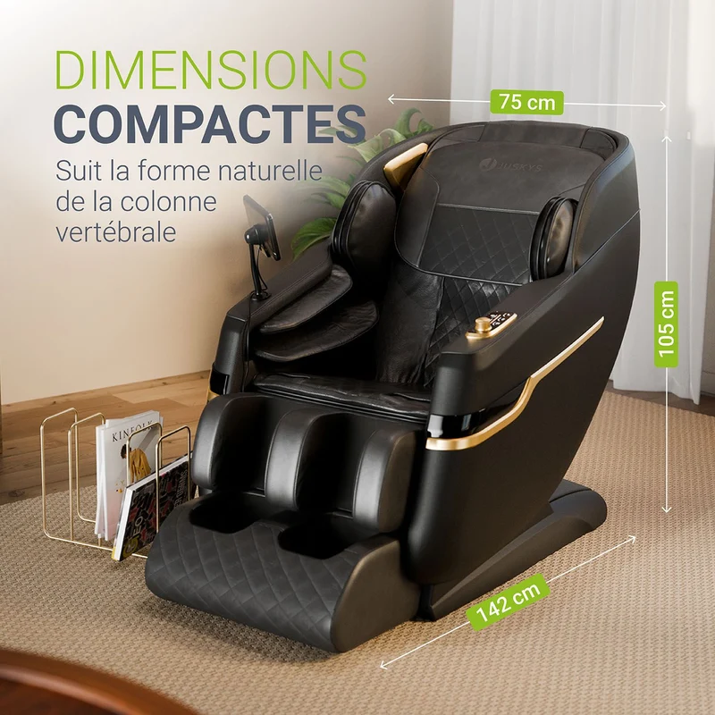 Fauteuil de massage Naxos – chauffage et Bluetooth