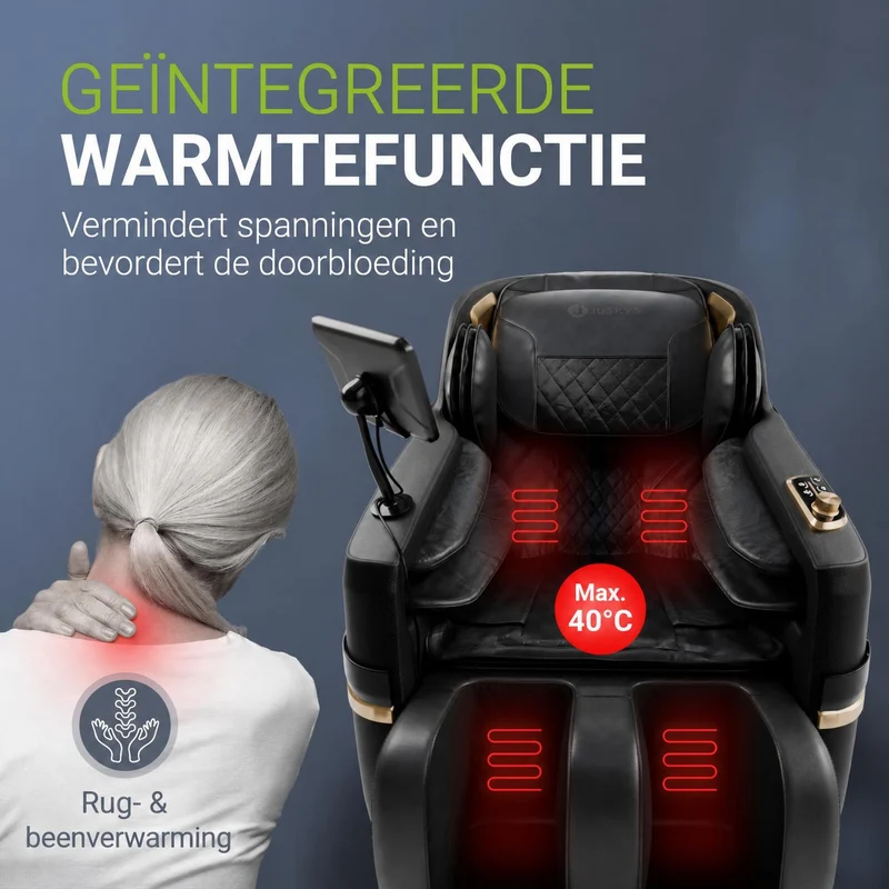 Fauteuil de massage Naxos – chauffage et Bluetooth