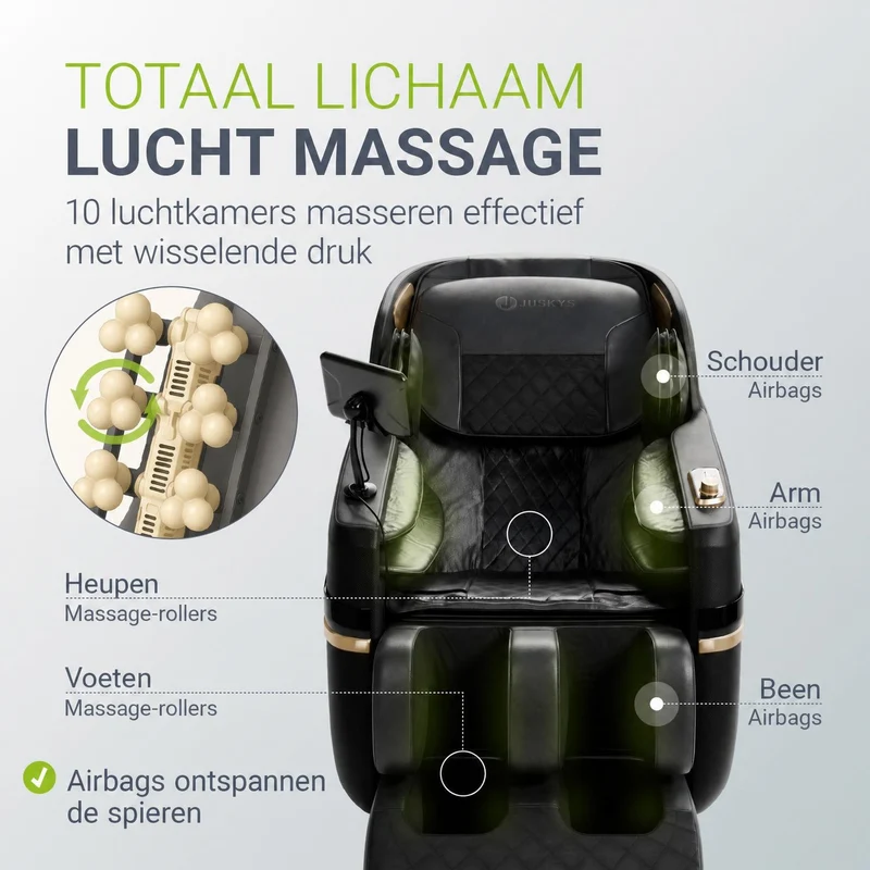 Fauteuil de massage Naxos – chauffage et Bluetooth