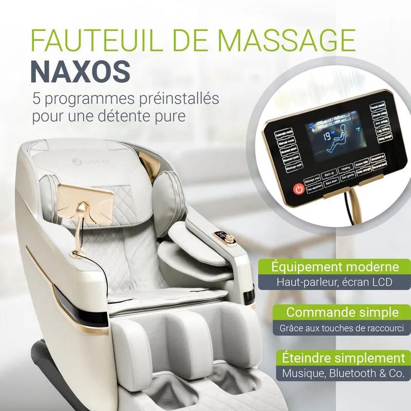 Fauteuil de massage Naxos – chauffage et Bluetooth