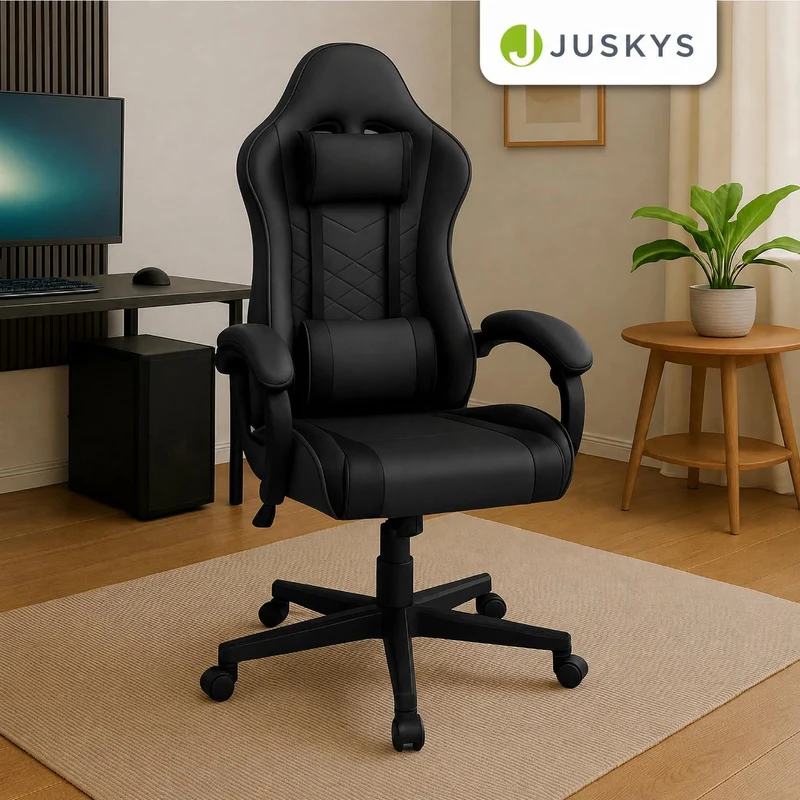 Chaise gamer HyperSeat – simili cuir, réglable