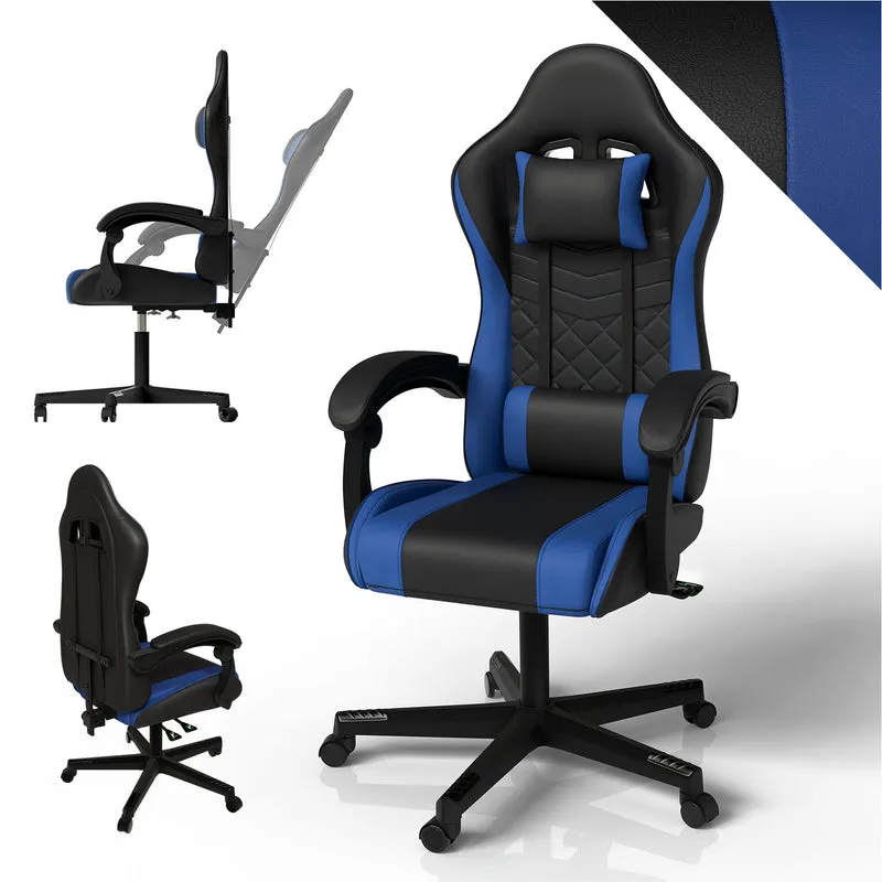 Chaise gamer HyperSeat – simili cuir, réglable