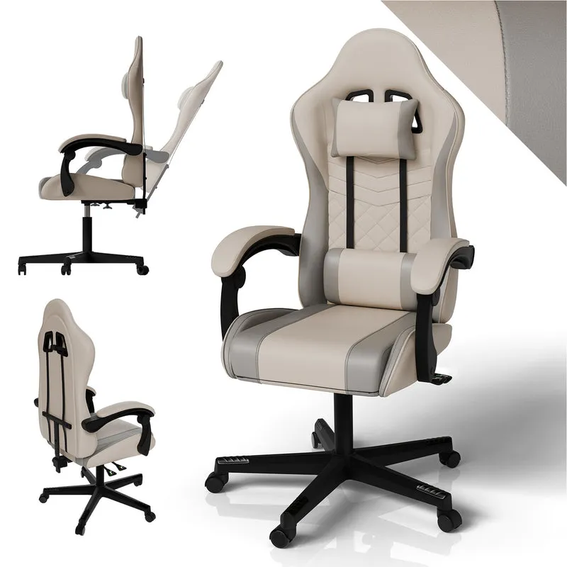 Chaise gamer HyperSeat – simili cuir, réglable