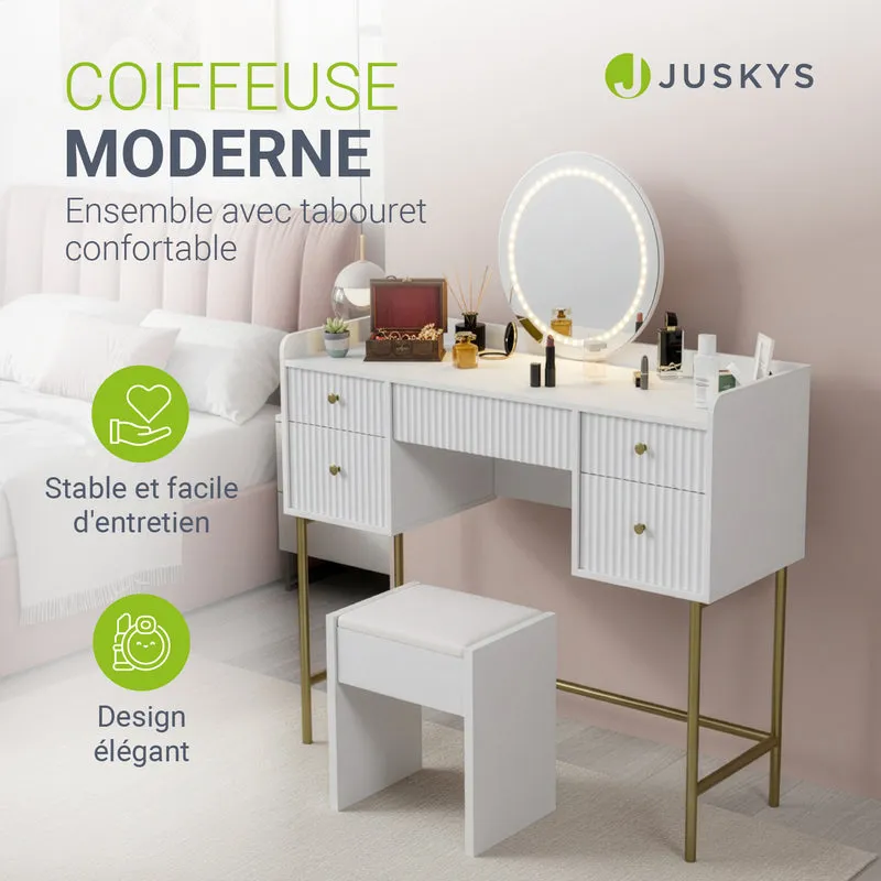 Coiffeuse avec miroir Samira