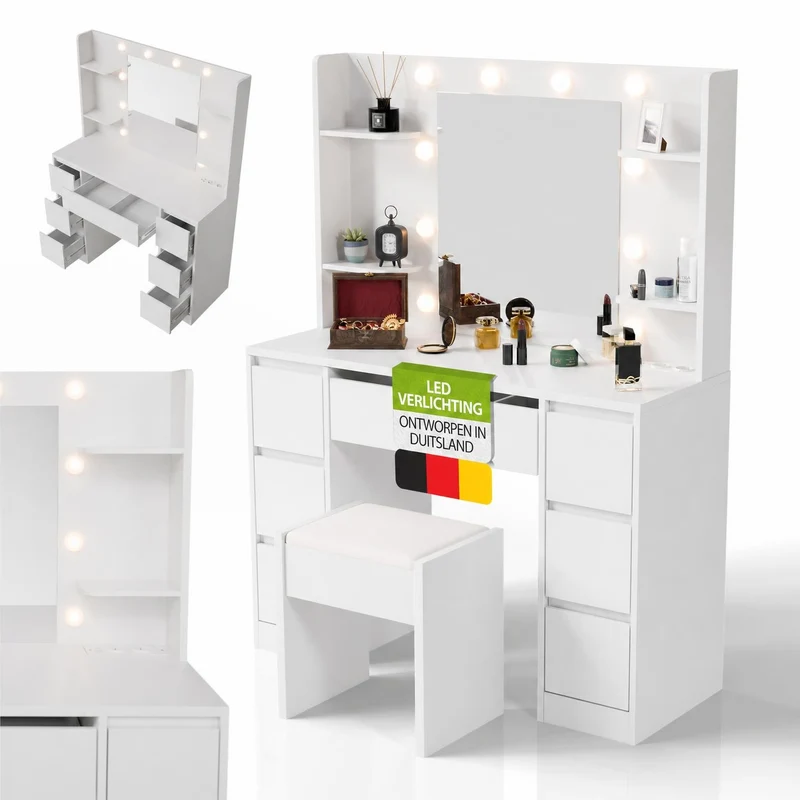 Coiffeuse avec miroir Malia
