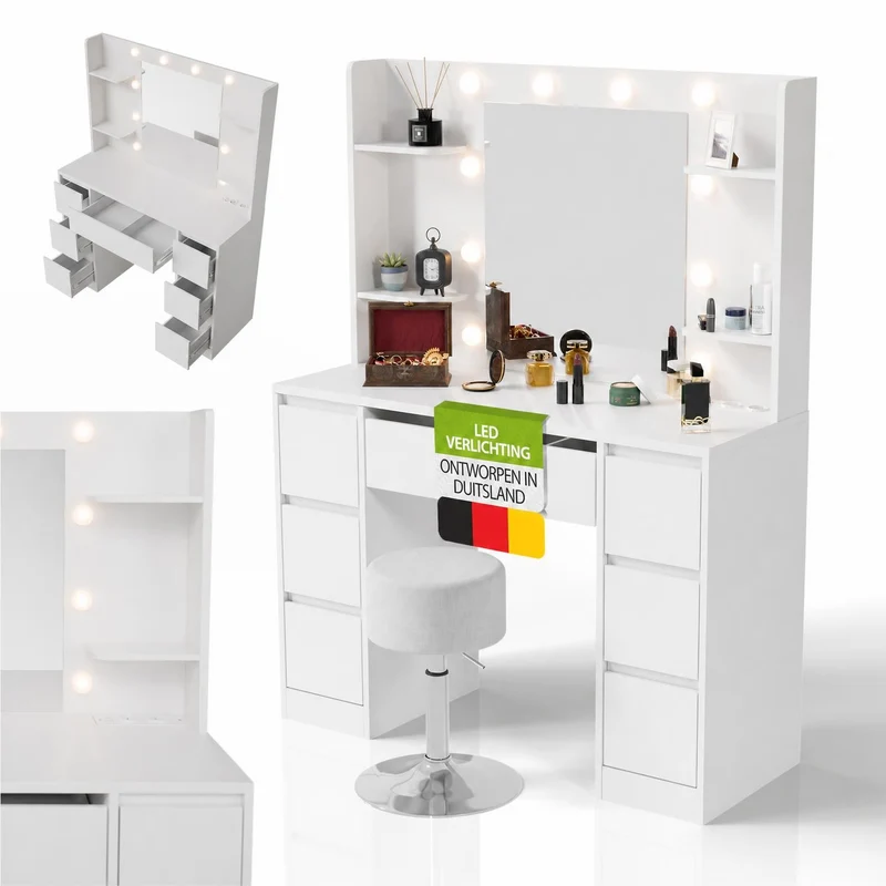 Coiffeuse avec miroir Malia