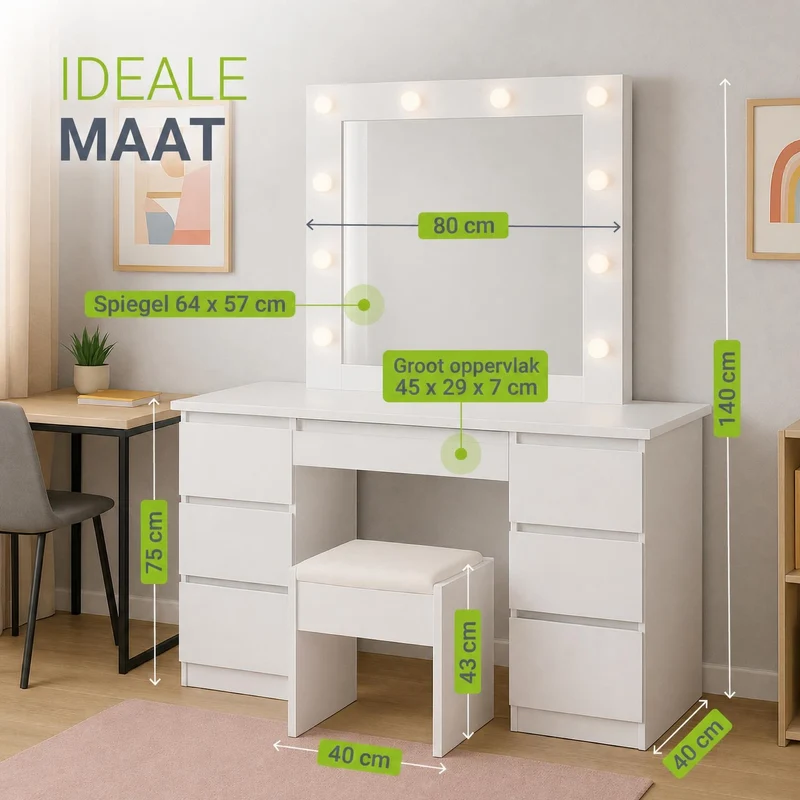 Coiffeuse avec miroir Talea