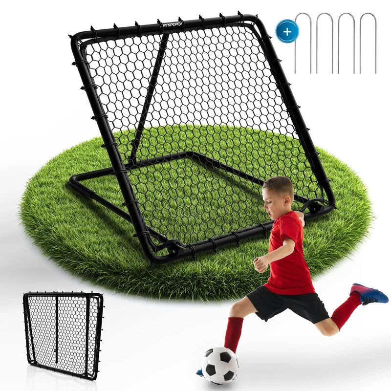 Filet de rebond de football Power Pass – 100 x 100 cm