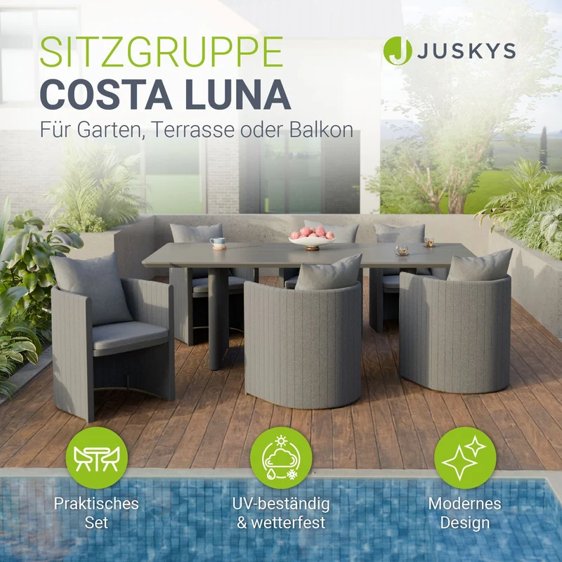 Salon de jardin Costa Luna – haut de gamme