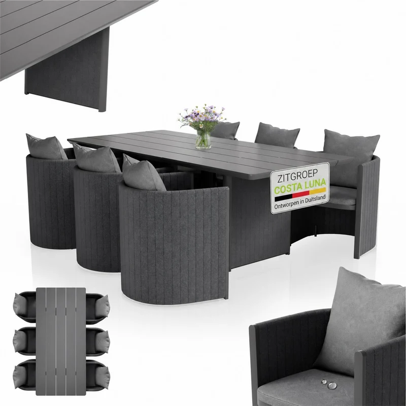 Salon de jardin Costa Luna – haut de gamme