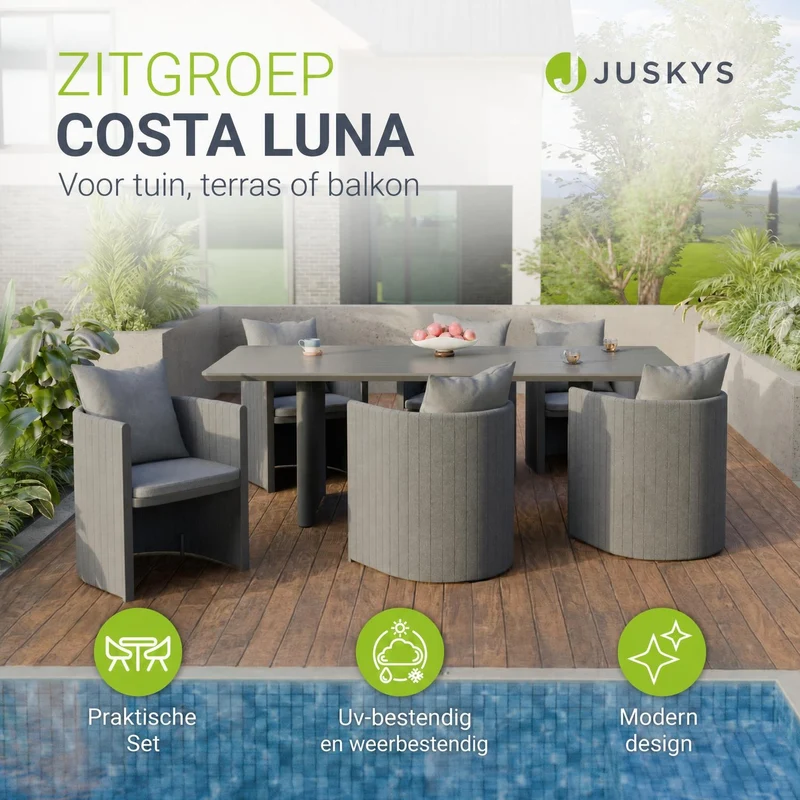 Salon de jardin Costa Luna – haut de gamme