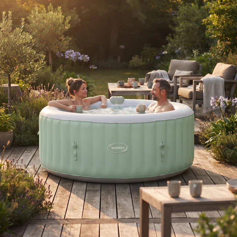 SPA Insuflável green round hot tub