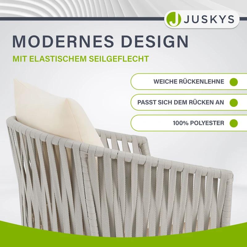 Ensemble de 2 chaises en corde