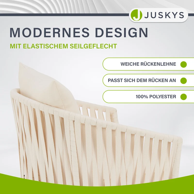 Ensemble de 2 chaises en corde