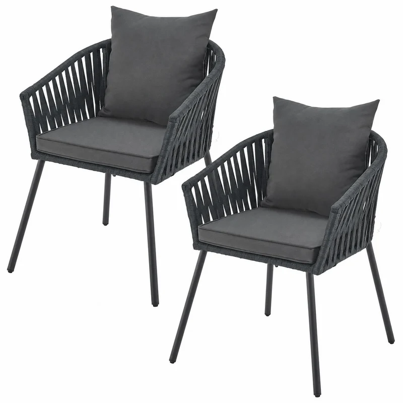 Ensemble de 2 chaises en corde