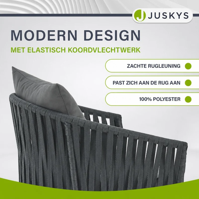 Ensemble de 2 chaises en corde