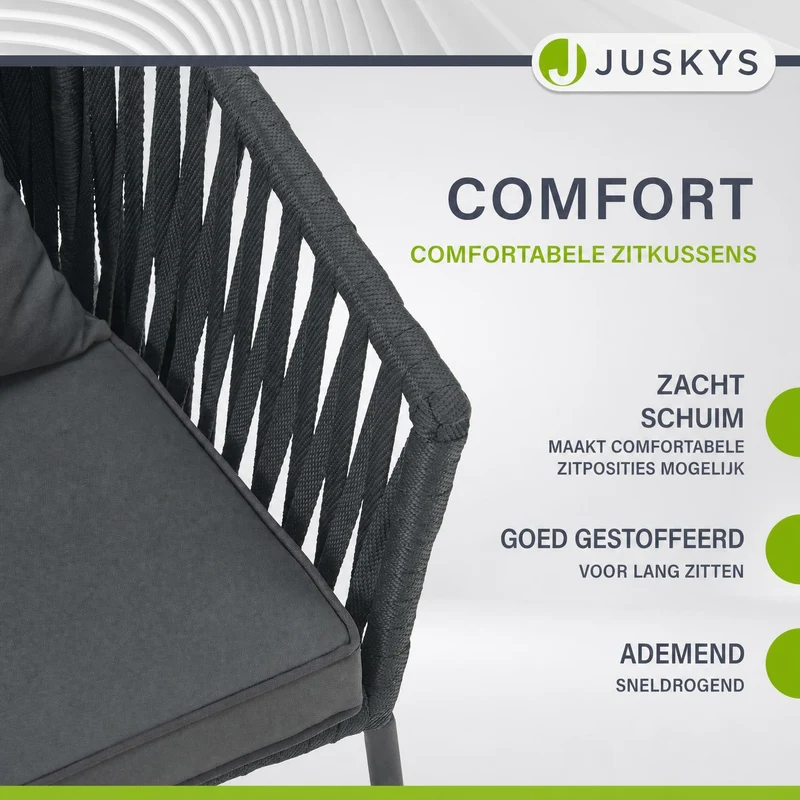 Ensemble de 2 chaises en corde