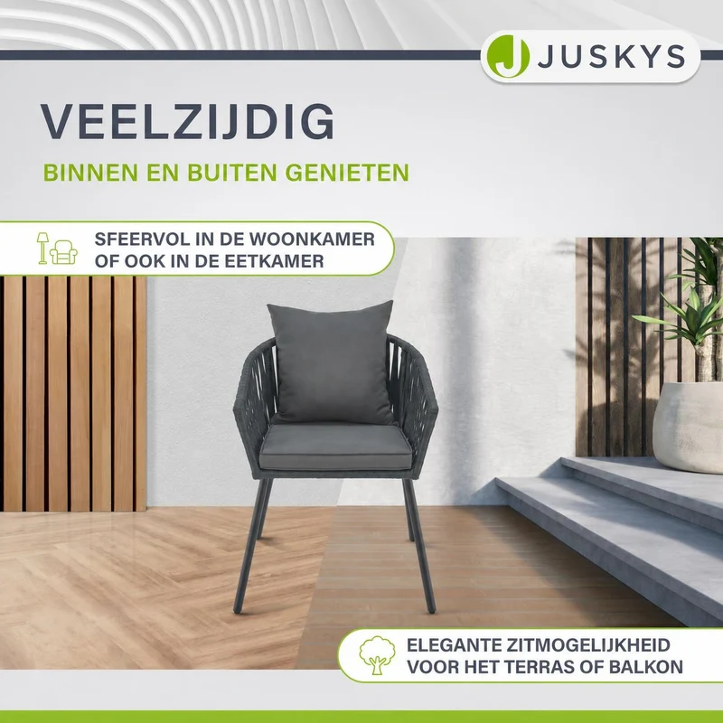 Ensemble de 2 chaises en corde