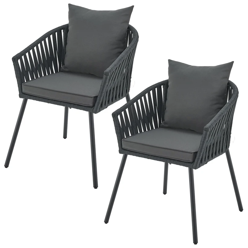 Ensemble de 2 chaises en corde