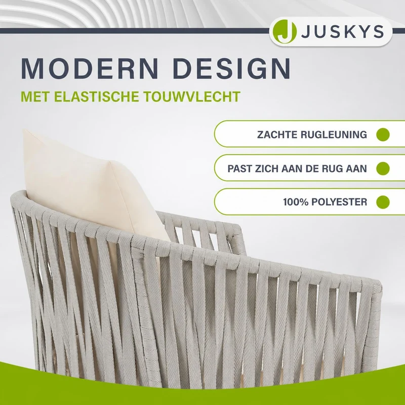 Ensemble de 2 chaises en corde