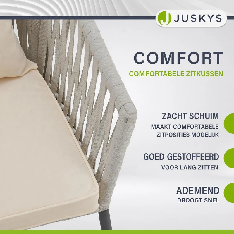 Ensemble de 2 chaises en corde