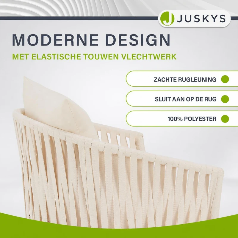 Ensemble de 2 chaises en corde