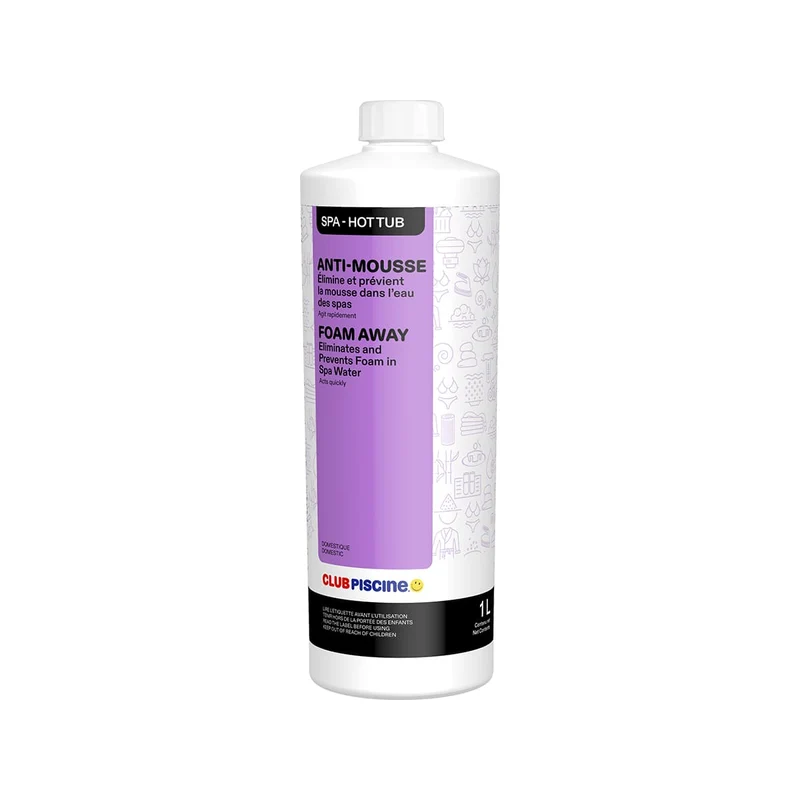 Anti-mousse pour spa