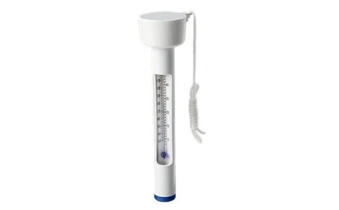 Thermomètre rond blanc flottant piscine Kokido