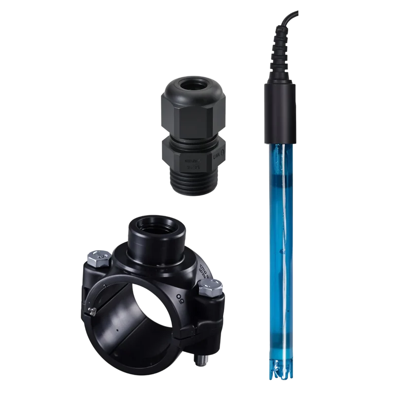 Sonde pH + Collier de prise en charge + raccord (kit bricolage)
