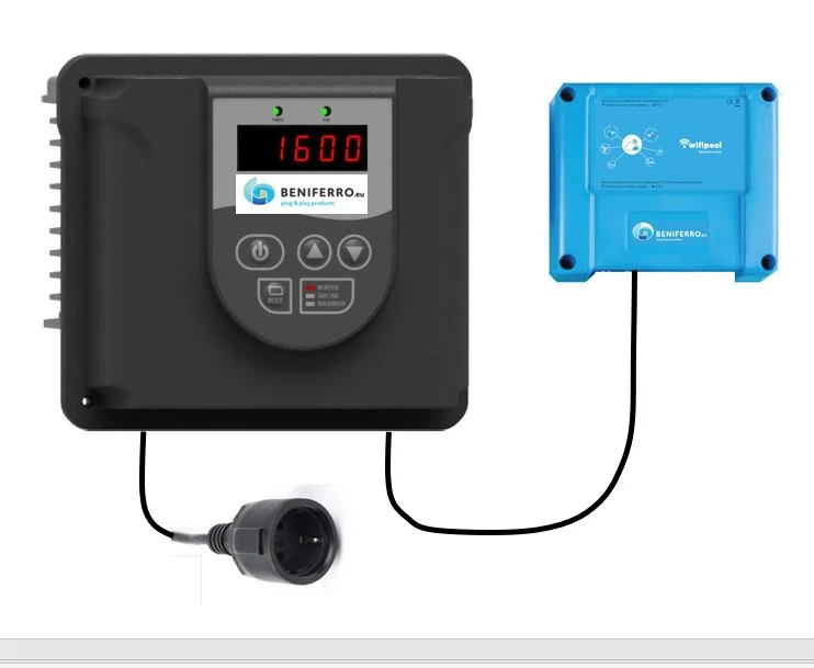 Variateur de fréquence MaX IP20 230 V - 1,12 kW (1,5 CV) - WiFiPOOL GEN2 compatible (hors box WiFi)