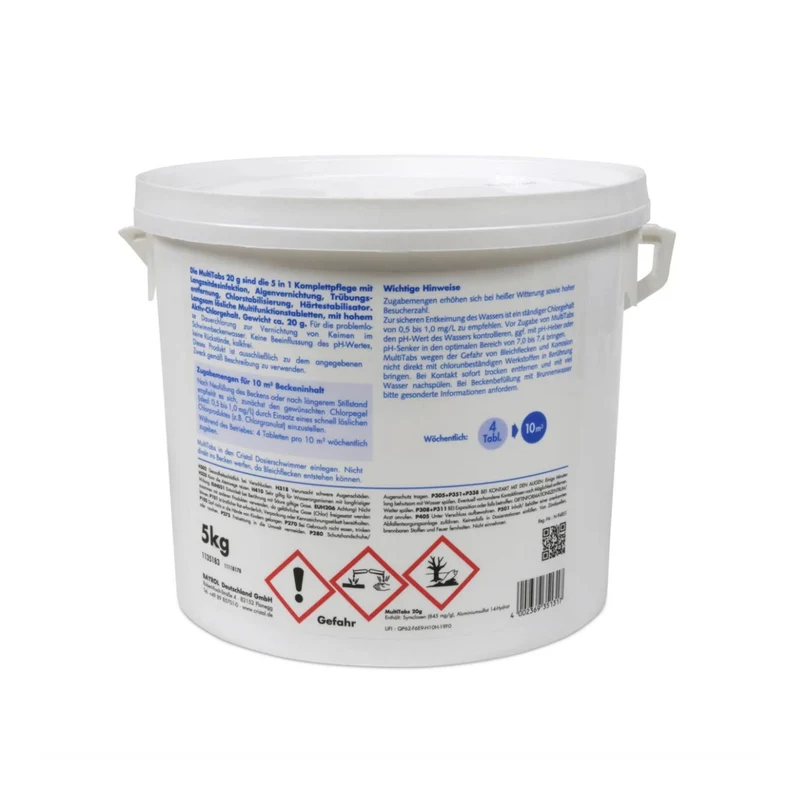 CRISTAL MultiTabs Chlor 5 in 1 (20g) 5,0 kg