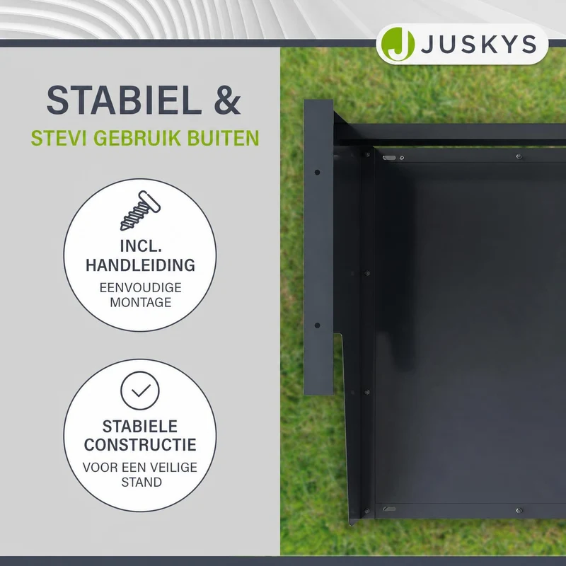 Garage pour tondeuse à gazon robotisée avec jardinière