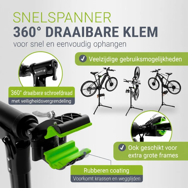 Support de réparation de vélo pliable