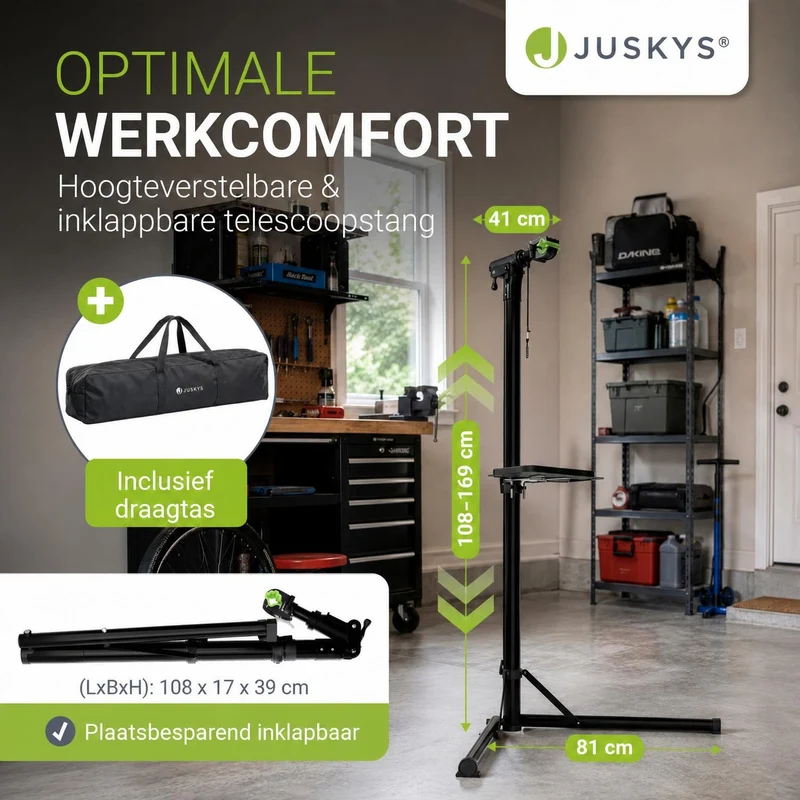 Support de réparation de vélo pliable