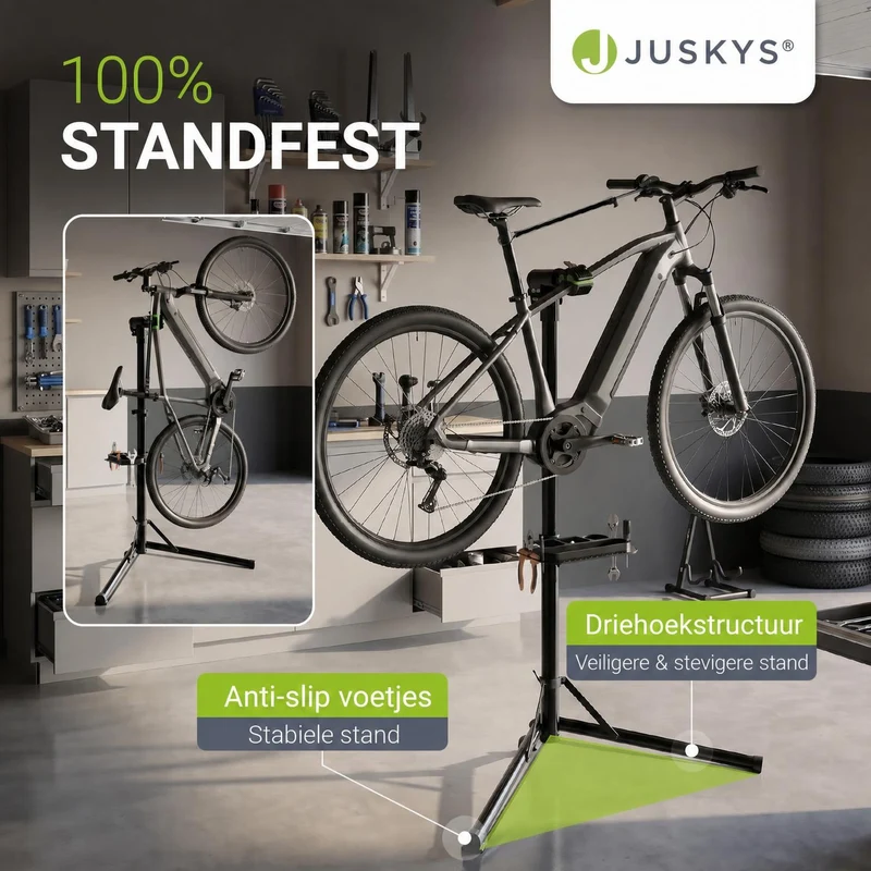Support de réparation de vélo pliable