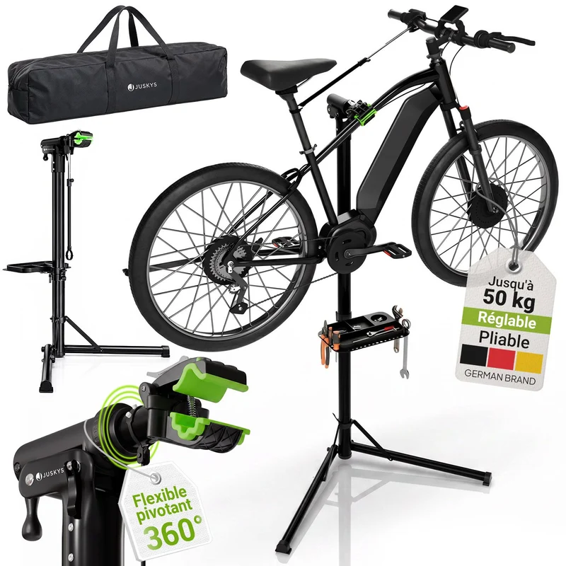 Support de réparation de vélo pliable