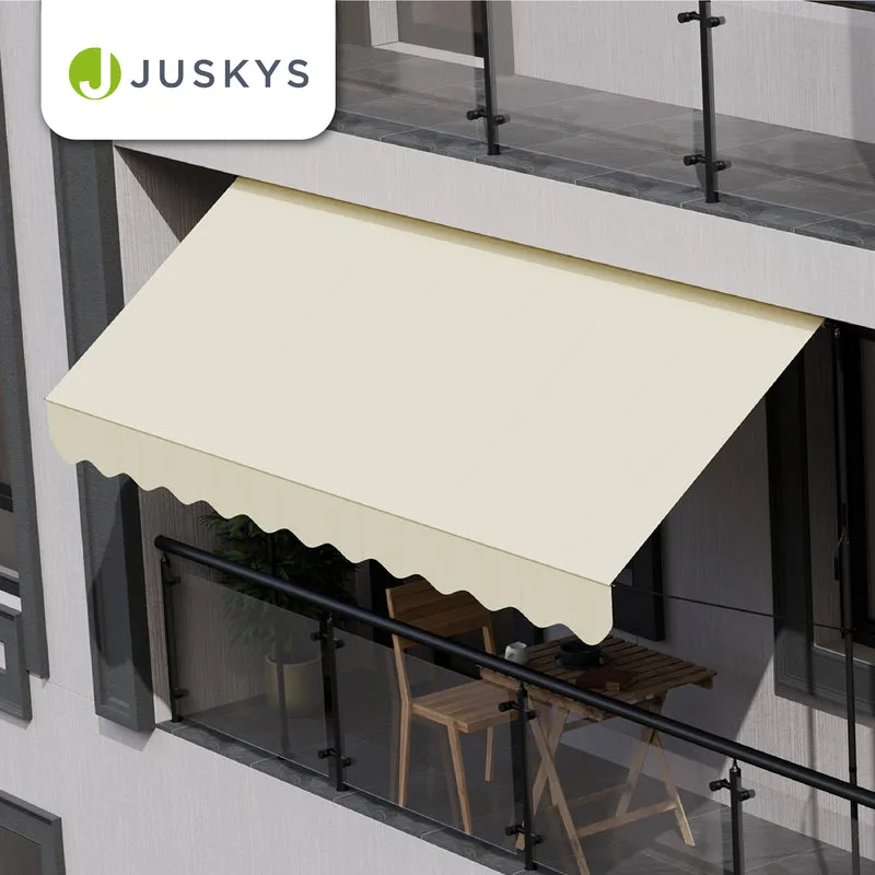 Store de balcon à pince Kapstadt – avec manivelle, jusqu'à 400 cm