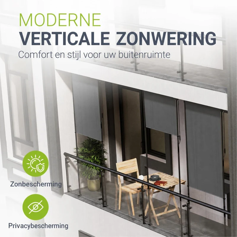 Store vertical Barbados – sans perçage, 1 à 2 m