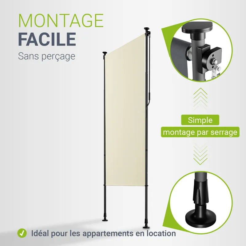 Store vertical Barbados – sans perçage, 1 à 2 m
