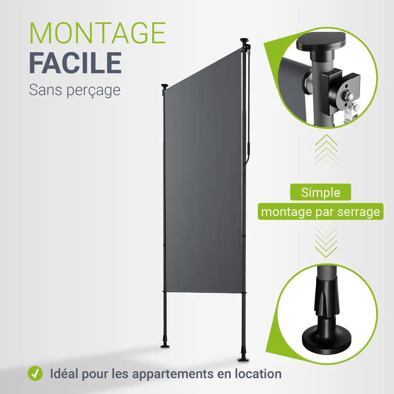 Store vertical Barbados – sans perçage, 1 à 2 m