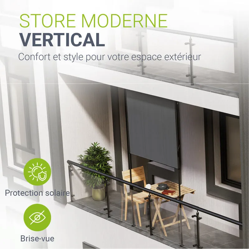 Store vertical Barbados – sans perçage, 1 à 2 m