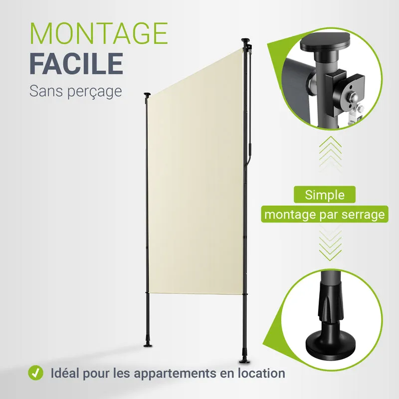 Store vertical Barbados – sans perçage, 1 à 2 m