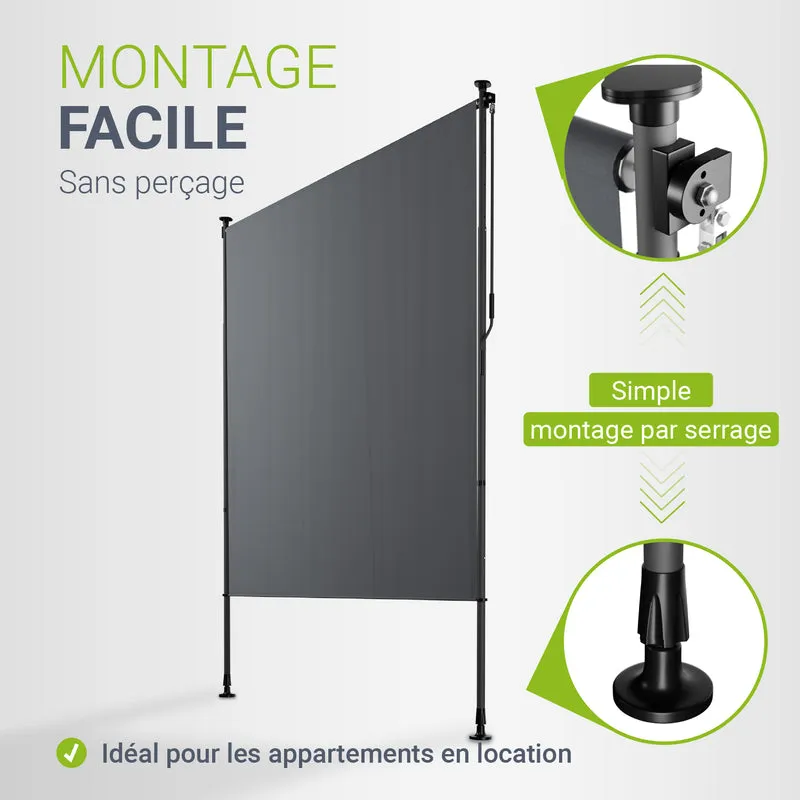 Store vertical Barbados – sans perçage, 1 à 2 m