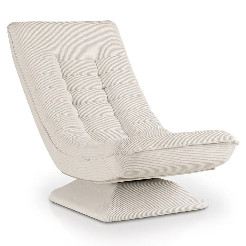Fauteuil relax Korsika en velours côtelé