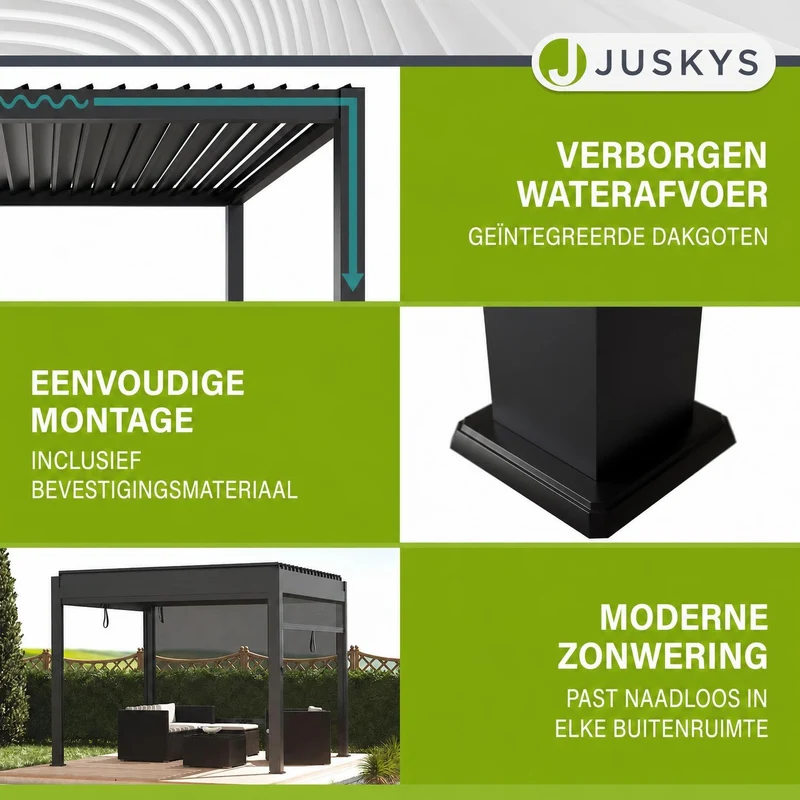Pergola bioclimatique Tahiti